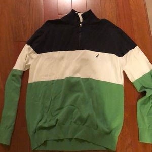 Men’s nautica half zip sweater pullover